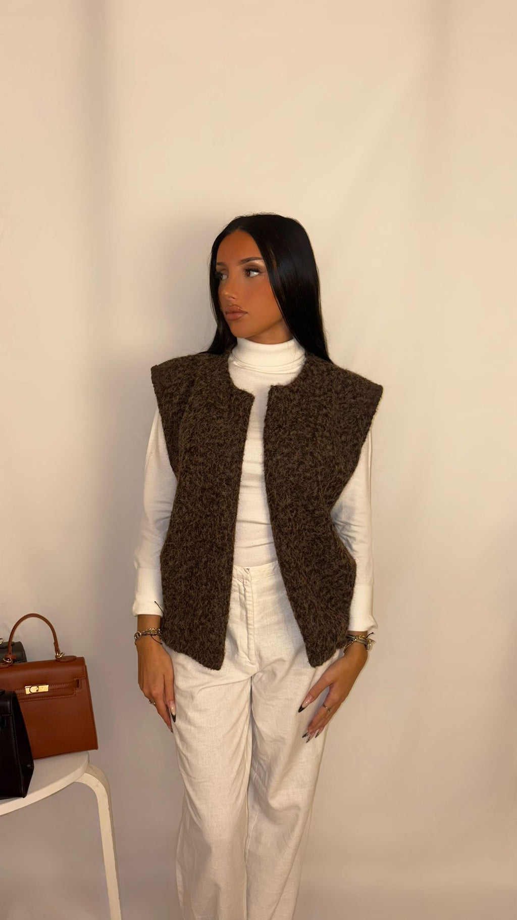 Gilet Marron