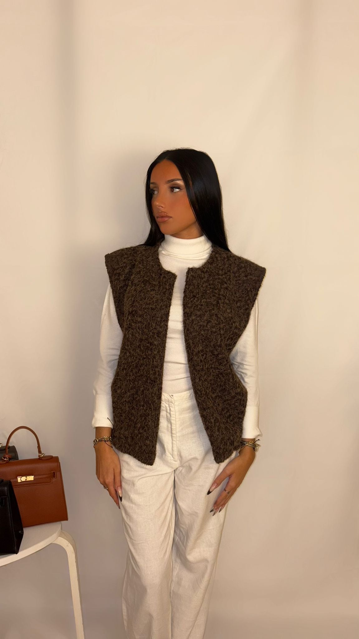 Gilet Marron